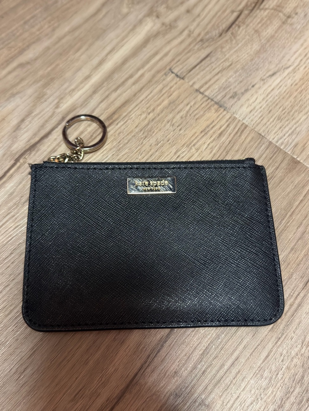 Kate Spade Key & Card Holder with Gold Hardware